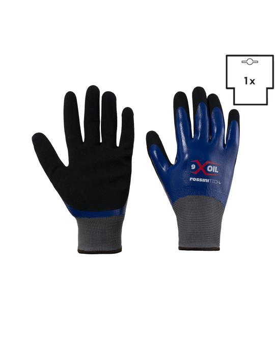 GGC021 GUANTO POLIESTERE / NITRILE DOPPIA SPALMATURA ANTISCIVOLO - immagine 1