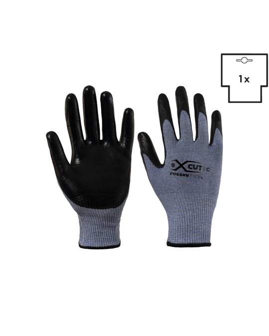 GGC028 GUANTO TAGLIO B (HPPE-VETRO) / NITRILE LISCIO - immagine 1