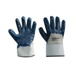 GUANTO COTONE JERSEY / NBR LISCIO AREATO, MANICHETTA TELA