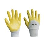 GUANTO COTONE INTERLOCK / NBR LISCIO AREATO, POLSO MAGLIA