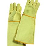 GUANTO ANTICALORE E FIAMMA IN FIBRA ARAMIDICA 48CM.