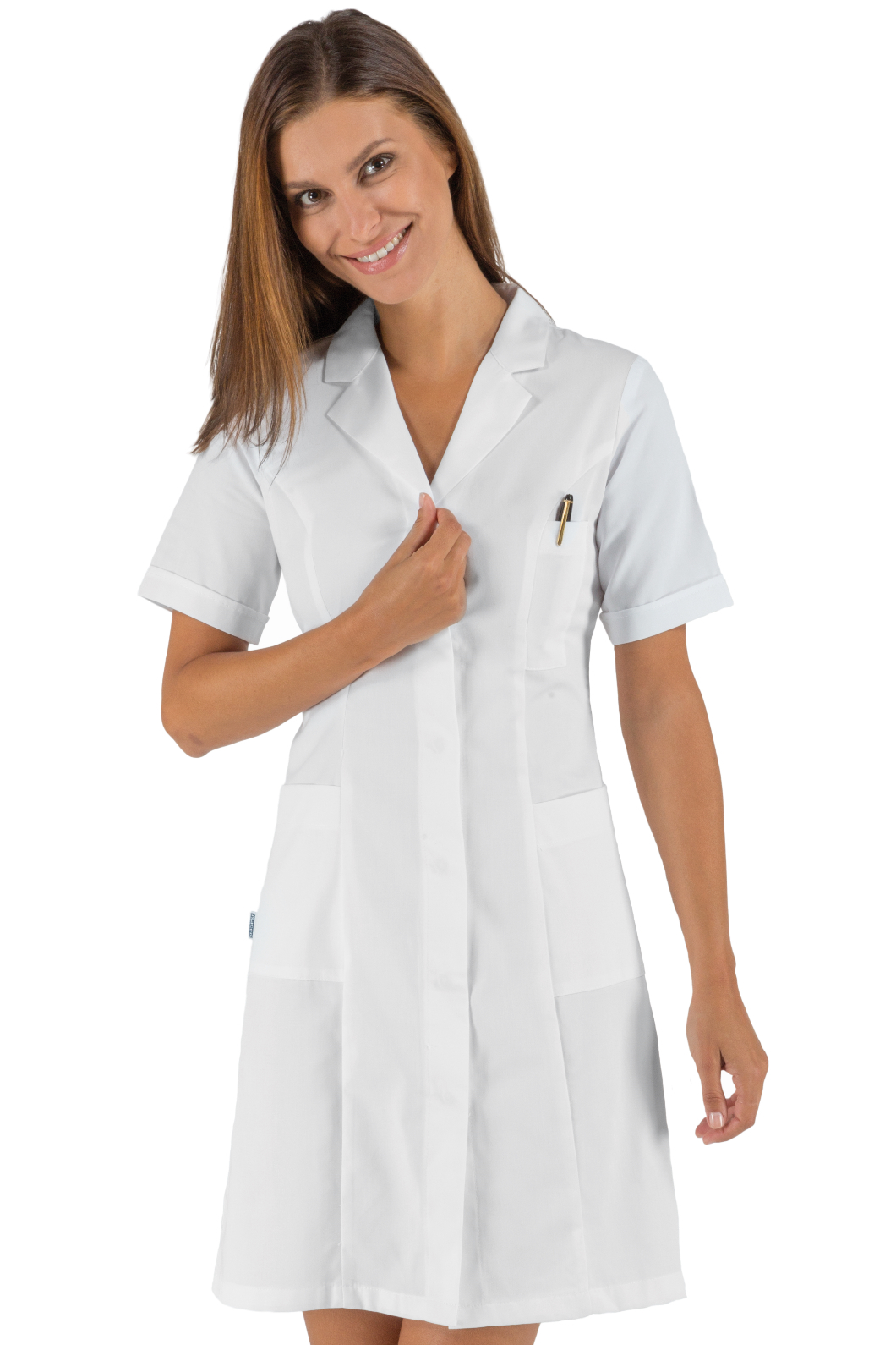 008520m_15 CAMICE DONNA VALENCIA SLIM BIANCO 008520M - immagine 1