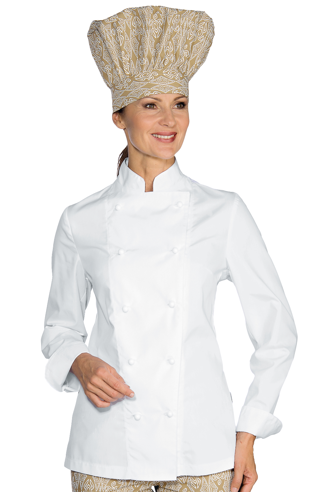 057530_10 GIACCA LADY CHEF BOTTONI ANTIPANICO 057530 - immagine 1