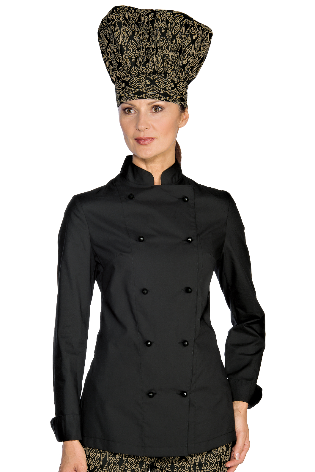 057531_10 GIACCA LADY CHEF BOTTONI ANTIPANICO 057531 - immagine 1