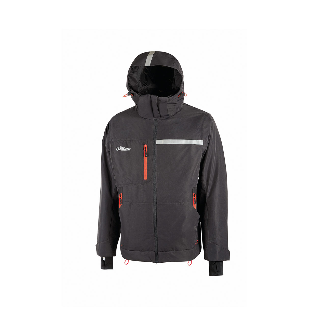 giacca-da-lavoro-upower-modello-wink-colore-asphalt-grey-prospettiva WINK - immagine 1