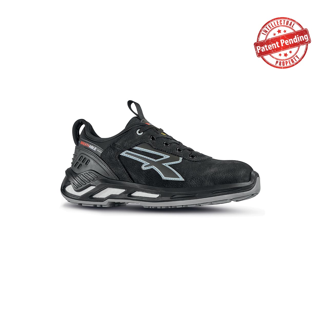 scarpa-antinfortunistica-upower-modello-rush-linea-red360-vista-laterale RUSH s ESD S3S CI FO SR - immagine 1
